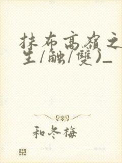 抹布高岭之花(生/触/双)_