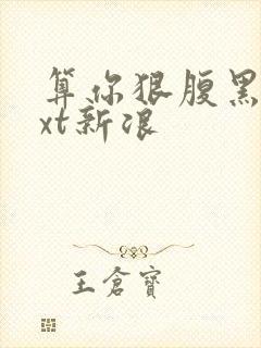 算你狠腹黑男txt新浪