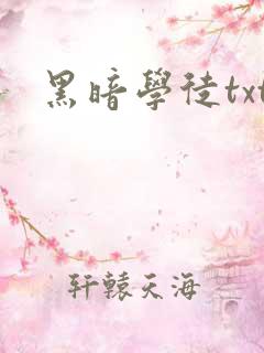 黑暗学徒txt