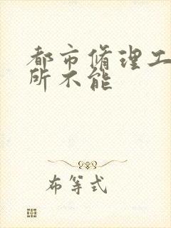 都市修理工之无所不能