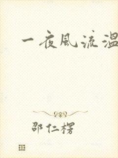 一夜风流温暮生
