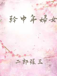 干中年妇女小说