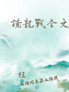 镜龙战全文阅读