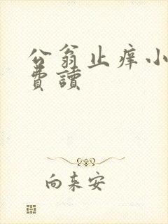 公翁止痒小说免费读