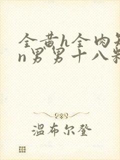 全黄h全肉短篇n男男十八籽