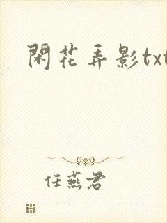 闲花弄影txt