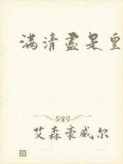 满清尽是皇阿哥