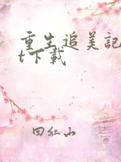 重生追美记txt下载