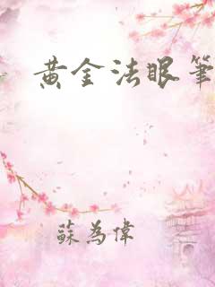 黄金法眼笔趣阁