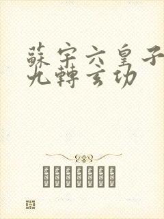 苏宇六皇子签到九转玄功