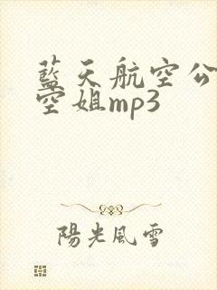 蓝天航空公司的空姐mp3