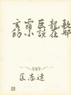 玄霜巨龙敖无极的小说在哪里看