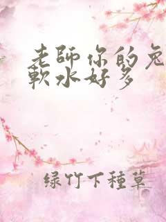 老师你的兔子好软水好多