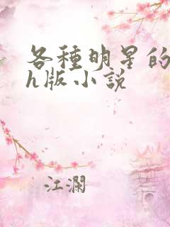 各种明星的综艺h版小说