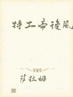 特工帝后风九少