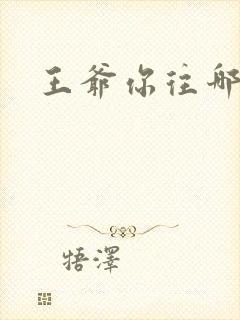 王爷你往哪里跑