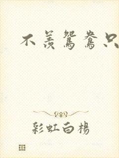 不羡鸳鸯只羡狐