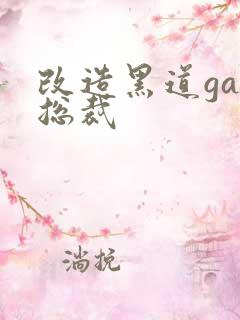 改造黑道gay总裁