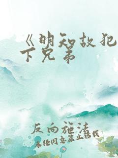 《明知故犯》年下兄弟