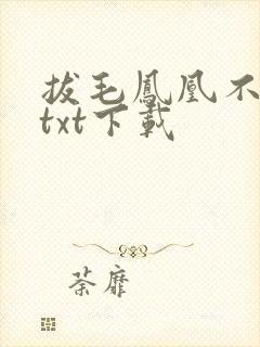 拔毛凤凰不如鸡txt下载