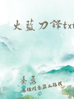 火蓝刀锋txt