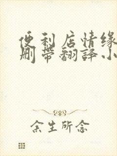 便利店情缘未增删带翻译小说