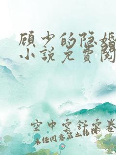 顾少的隐婚罪妻小说免费阅读