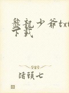 盘龙少爷txt下载