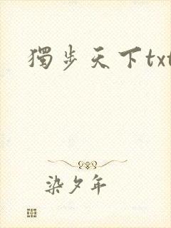 独步天下txt