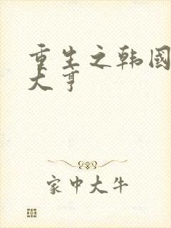 重生之韩国娱乐大亨