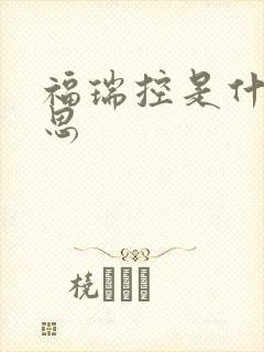 福瑞控是什么意思