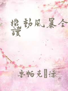 机动风暴全文阅读