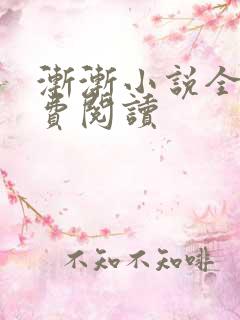 渐渐小说全文免费阅读