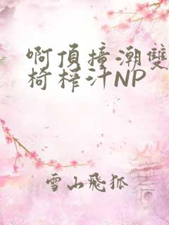 啊顶撞潮双H龙椅榨汁NP