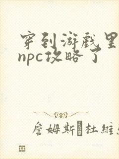 穿到游戏里面被npc攻略了
