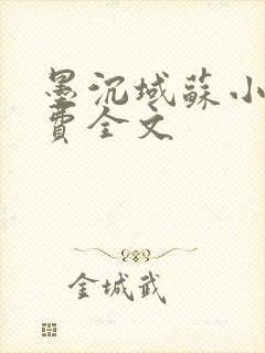 墨沉域苏小柠免费全文