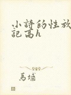 小诗的性放荡日记高h