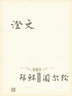 澄文