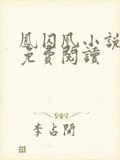 凤囚凰小说全文免费阅读