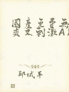 国产免费无码又爽又刺激A片小说