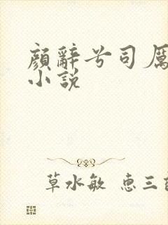 颜辞兮司厉辰的小说