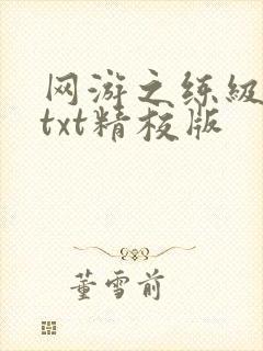 网游之练级专家txt精校版