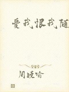爱我恨我随便你