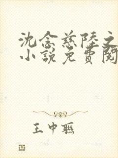 沈念慈陆之天的小说免费阅读