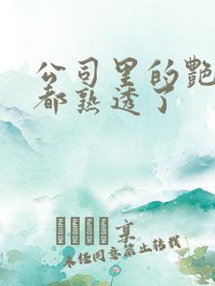 公司里的艳妇们都熟透了