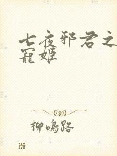 七夜邪君之囚禁宠姬