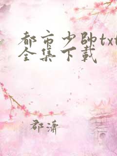 都市少帅txt全集下载