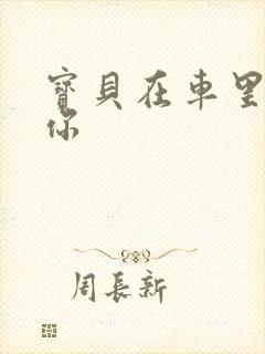 宝贝在车里想要你