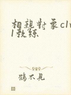 相亲对象c1v1教练