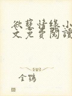 欲孽情缘小说全文免费阅读